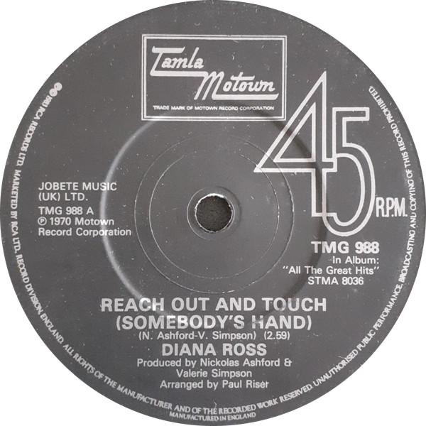 The Supremes, Diana Ross, Four Tops - Reach Out And Touch (Somebody's Hand) / Reach Out And Touch (Somebody's Hand)