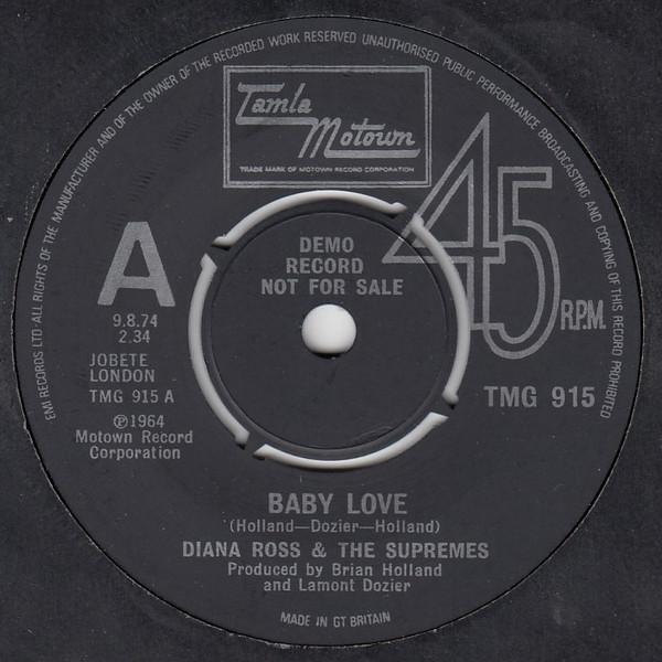 The Supremes - Baby Love / Ask Any Girl