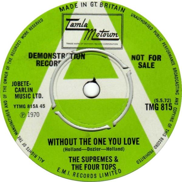 The Supremes, Four Tops - Without The One You Love
