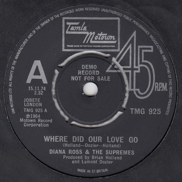 The Supremes - Where Did Our Love Go