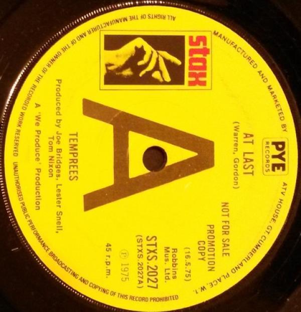 The Temprees - At Last