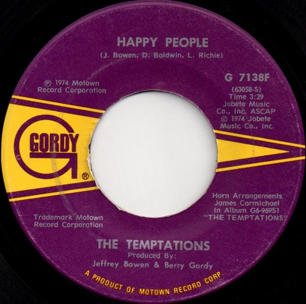 The Temptations, The Temptations Band - Happy People / Happy People (Instrumental)