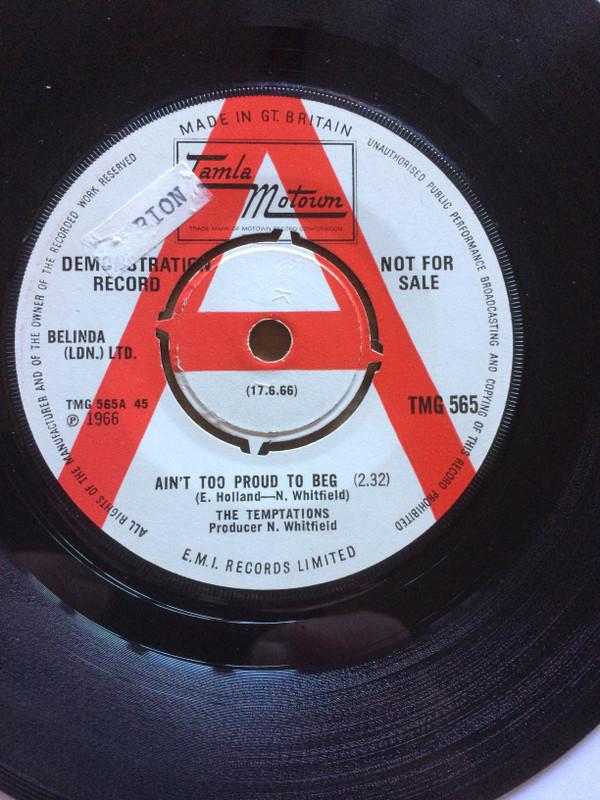 The Temptations - Aint To Proud To Beg