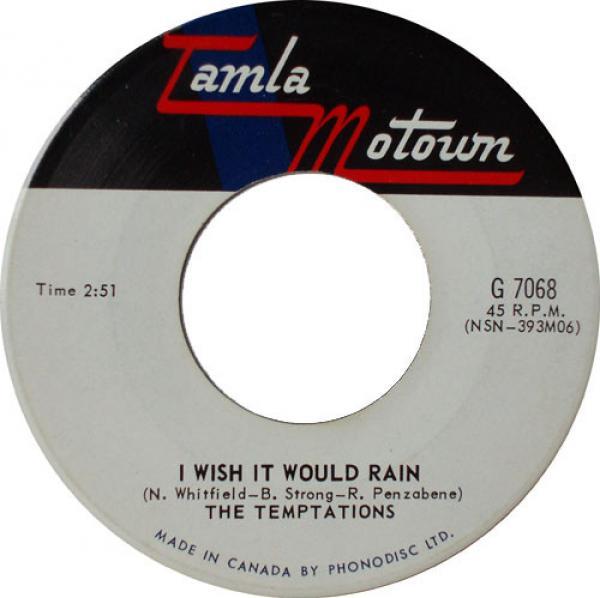 The Temptations - I Wish It Would Rain / I Truly, Truly Believe