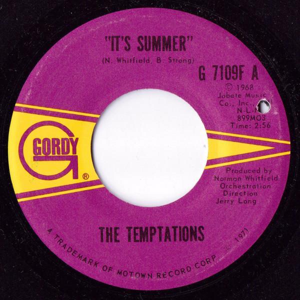 The Temptations - It's Summer / I'm The Exception To The Rule