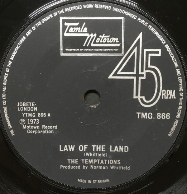 The Temptations - Law Of The Land