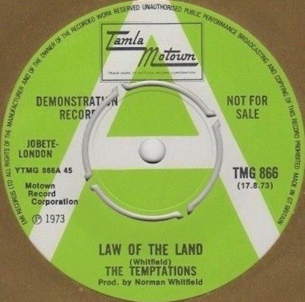 The Temptations - Law Of The Land