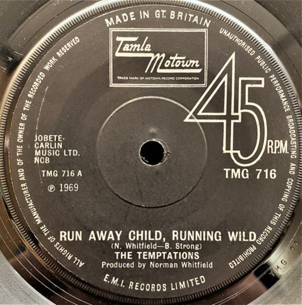 The Temptations - Run Away Child, Running Wild
