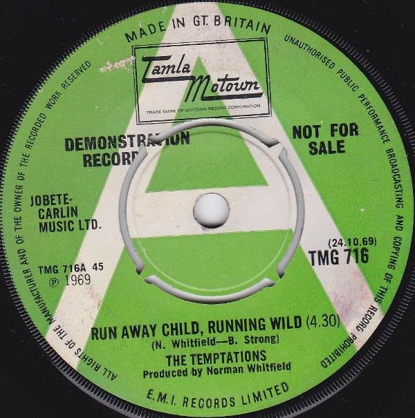 The Temptations - Run Away Child, Running Wild