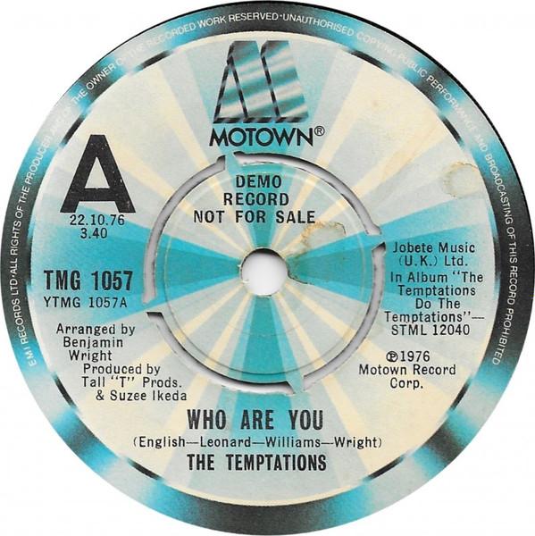 The Temptations - Who Are You