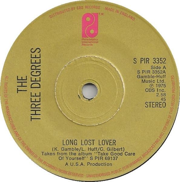 The Three Degrees - Long Lost Lover