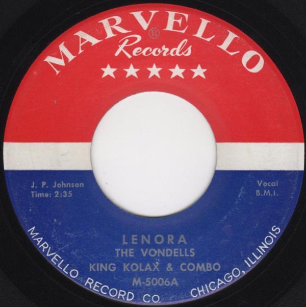 The Vondells , King Kolax & Combo - Lenora / Valentino