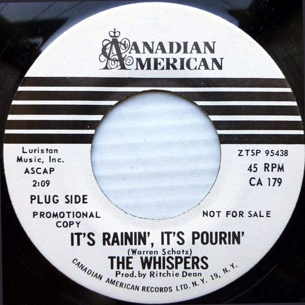 The Whispers  - It's Rainin', It's Pourin' / Tomorrow's On Your Side