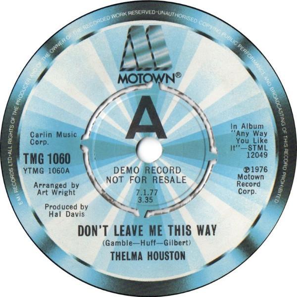 Thelma Houston - Don't Leave Me This Way