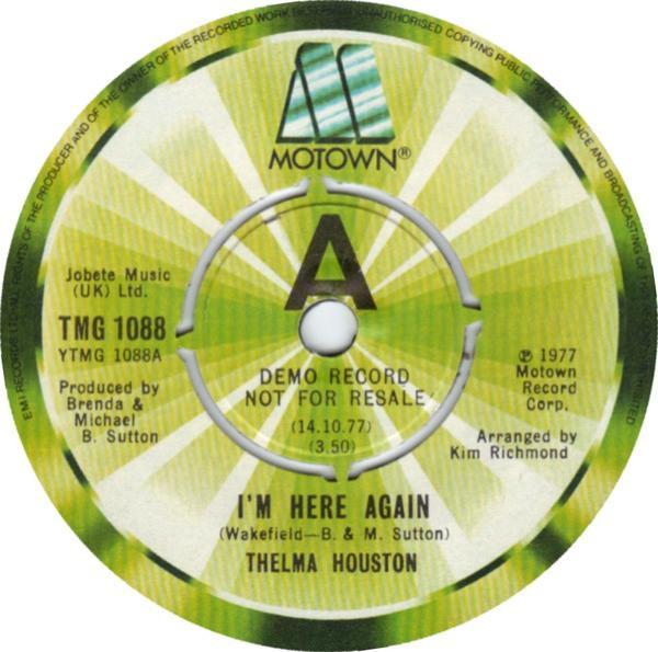 Thelma Houston - I'm Here Again