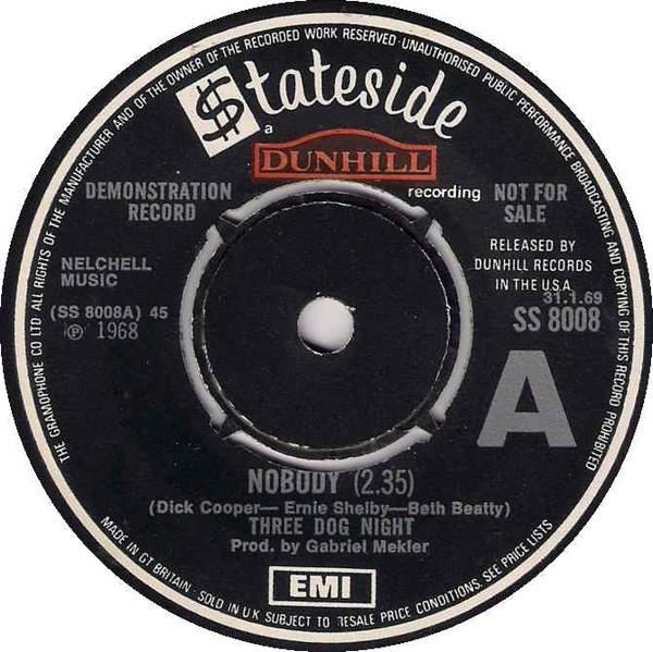Three Dog Night - Nobody