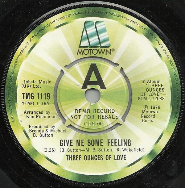 Three Ounces Of Love - Give Me Some Feeling