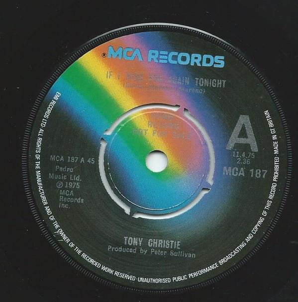 Tony Christie - If I Miss You Again Tonight
