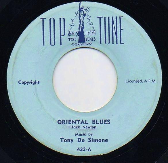 Tony DeSimone, Millie Craig, Don Massey Orchestra, Velvatones - Oriental Blues / Stranger, You're In Danger