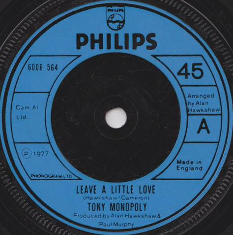 Tony Monopoly - Leave A Little Love