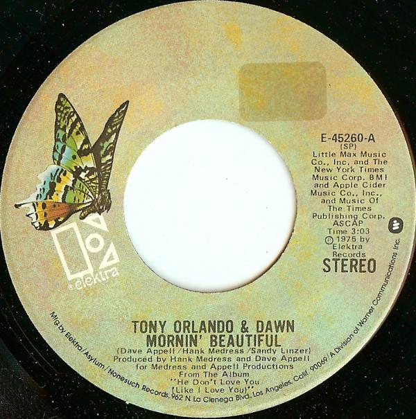Tony Orlando & Dawn - Mornin' Beautiful