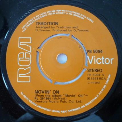 Tradition - Movin' On
