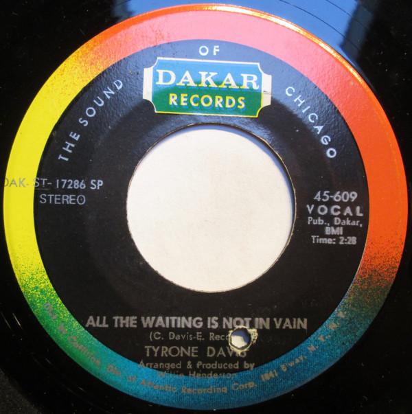 Tyrone Davis - All The Waiting Is Not In Vain