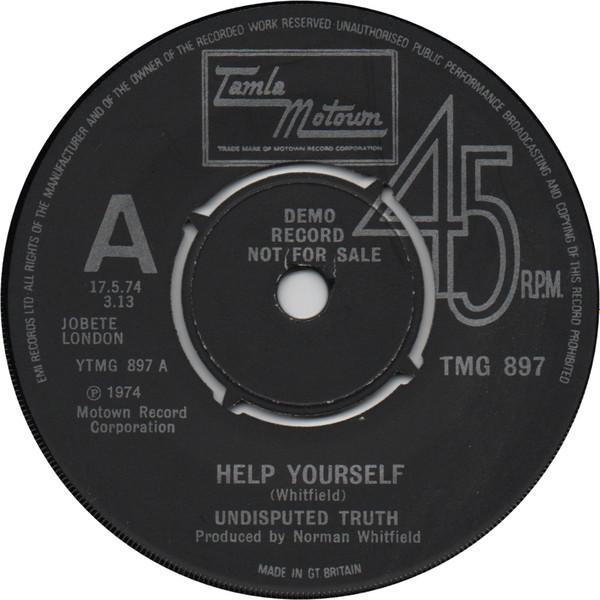 Undisputed Truth (2) - Help Yourself / What It Is?