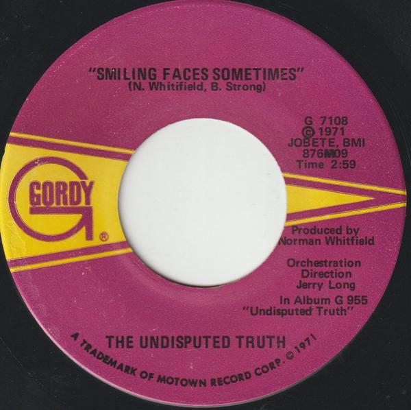 Undisputed Truth  - Smiling Faces Sometimes