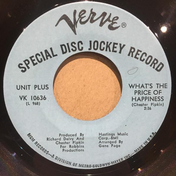 Unit Plus  - What's The Price Of Happiness