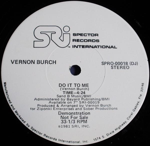 Vernon Burch - Do It To Me