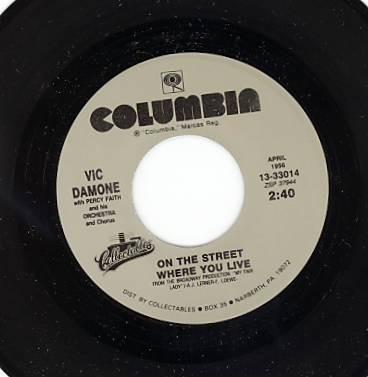 Vic Damone, Percy Faith And His Orchestra And Chorus - On The Street Where You Live / Gigi