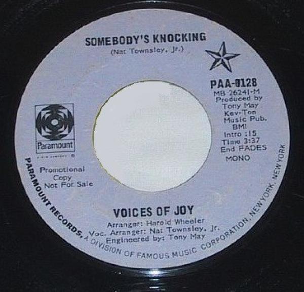 Voices Of Joy - Somebody's Knocking / We All Got To Help Each Other