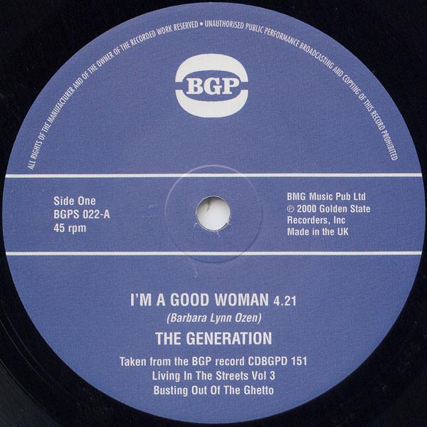 Wally Cox, The Generation, Nate Branch - I'm A Good Woman / Za Zu
