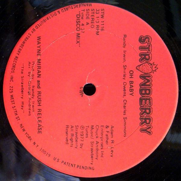 Wayne Miranda, Rush Release - Oh Baby