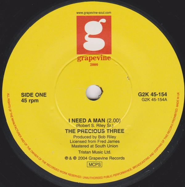 Wendell Watts, The Precious Three - I Need A Man / You Girl