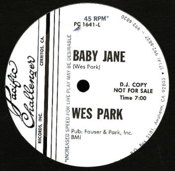 Wes Park  - Baby Jane