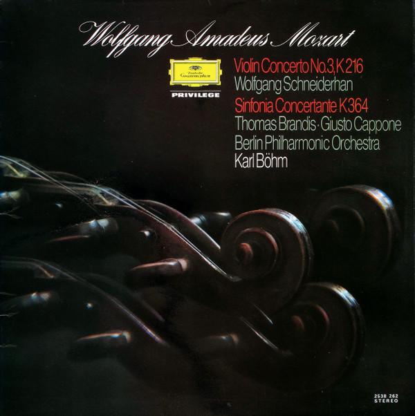 Wolfgang Amadeus Mozart - Violin Concerto No. 3, K 216 / Sinfonia Concertante K 364
