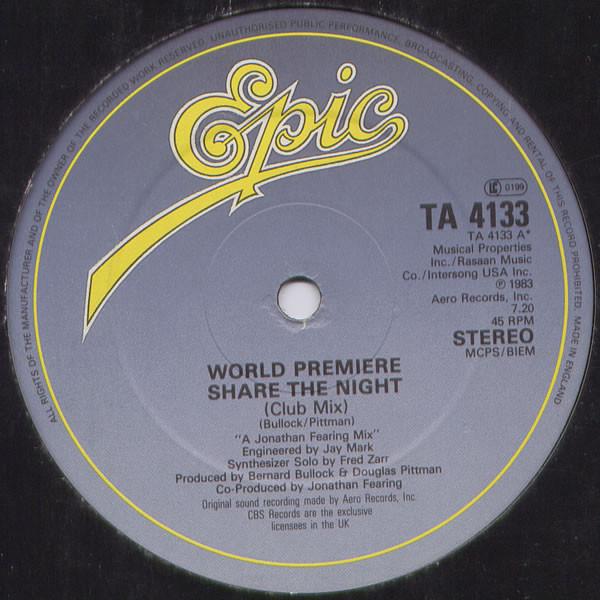 World Premiere  - Share The Night