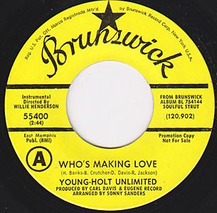 Young Holt Unlimited - Who's Making Love